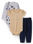 Kit Body Bebê Menino Suedine Cabana