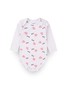 Kit Body Bebê Menina Suedine Heart Pink