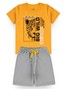 Conjunto Infantil Menino Camiseta Bermuda Big Wild