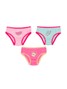 Kit 3 Calcinhas Infantil Meia Malha Summer