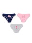 Kit 3 Calcinhas Infantil Meia Malha Fundo do Mar