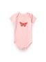 Kit Body Bebê Menina Suedine Borboletas