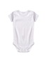 Kit Body Bebê Unissex Suedine Canelado Branco