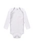 Kit Body Bebê Unissex Suedine Canelado Branco