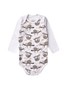 Conjunto Body Bebê Menino Suedine Preguiça