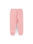 Conjunto Body Bebê Menina Suedine Canelado Rosa