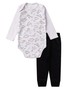 Conjunto Body Bebê Menino Suedine Dinosaurs