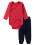 Conjunto Body Bebê Unissex Suedine Coala
