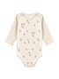 Conjunto Body Bebê Unissex Suedine  Minimalista