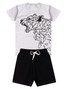 Conjunto Infantil Menino Camiseta Bermuda Jaguar
