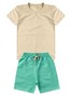 Conjunto Infantil Menino Camiseta Bermuda Skate