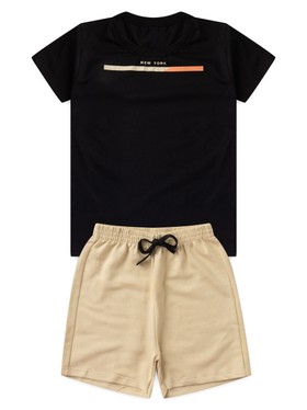 Conjunto Infantil Menino Camiseta Bermuda New York
