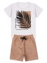 Conjunto Infantil Menino Camiseta Bermuda Having