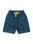 Conjunto Infantil Menino Regata Bermuda Verde Lima