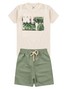 Conjunto Infantil Menino Camiseta Bermuda End Less
