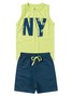 Conjunto Infantil Menino Regata Bermuda Ny