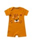 Kit Macacão Bebê Menino Suedine Panda Mescla