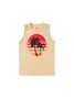 Conjunto Infantil Menino Regata Bermuda Por do Sol