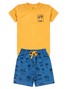 Conjunto Infantil Menino Camiseta Bermuda Coqueiros