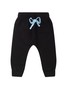 Conjunto Infantil Menino Moletom Peluciado Recortes Preto