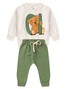 Conjunto Infantil Menino Moletom Peluciado Oi