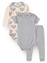 Kit Body Bebê Menino Suedine Coala