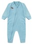 Macacão Bebê Menino Moletom M/Longa Azul
