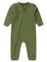 Macacão Bebê Menino Moletom M/Longa Verde
