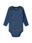 Kit Body Bebê Menina Suedine Blue