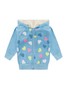 Conjunto Infantil Menina Moletom Peluciado com Capuz Hearts