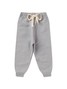 Conjunto Infantil Menina Moletom Peluciado Recortes Off White