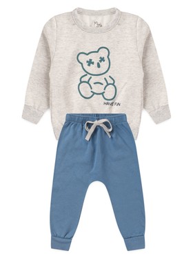 Conjunto Infantil Menino Moletom Peluciado Have Fun