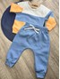 Conjunto Infantil Menino Moletom Peluciado Recortes Mescla