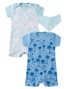 Kit Macacão Bebê Menino Suedine Folhas