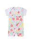 Kit Macacão Bebê Menina Suedine Flowers