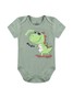 Conjunto Bebê Menino Body e Bermuda Moletinho Dino