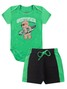 Conjunto Bebê Menino Body e Bermuda Moletinho Surfer