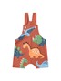 Conjunto Jardineira Bebê Menino Suedine Dinos