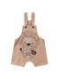 Conjunto Jardineira Bebê Menino Suedine Hi Baby