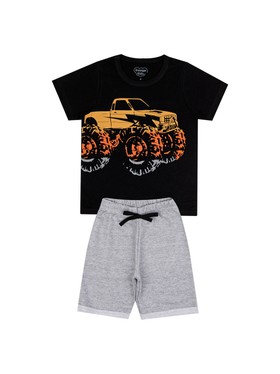 Conjunto Infantil Menino Camiseta Bermuda Jeep
