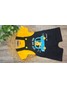 Conjunto Jardineira Bebê Menino Suedine Fast  And Fun