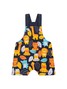 Conjunto Jardineira Bebê Menino Suedine Safari