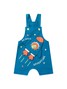 Conjunto Jardineira Bebê Menino Suedine Big Space