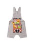 Conjunto Jardineira Bebê Menino Suedine Adventure