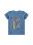 Conjunto Infantil Menino Camiseta Bermuda Folhagem