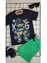Conjunto Infantil Menino Camiseta Bermuda Bear Boy