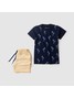Conjunto Infantil Menino Camiseta Bermuda Coqueiros