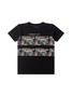 Conjunto Infantil Menino Camiseta Bermuda Folhas