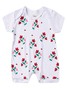 Kit Macacão Bebê Menina Suedine Flores