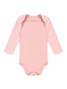 Kit Body Bebê Menina Suedine Rosa
